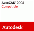AutoCAD 2008 compatible