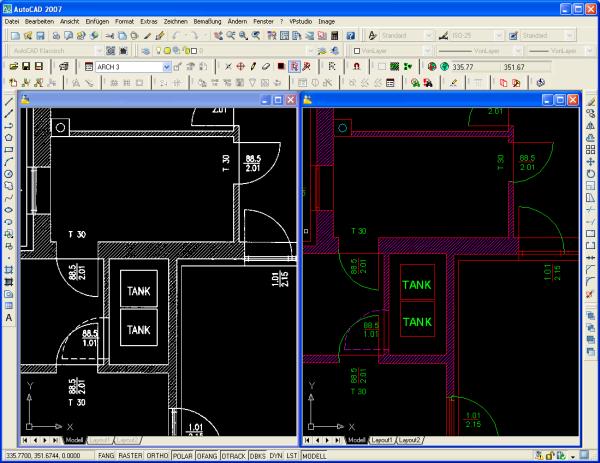 VPHybridCAD V9 mit AutoCAD 2007